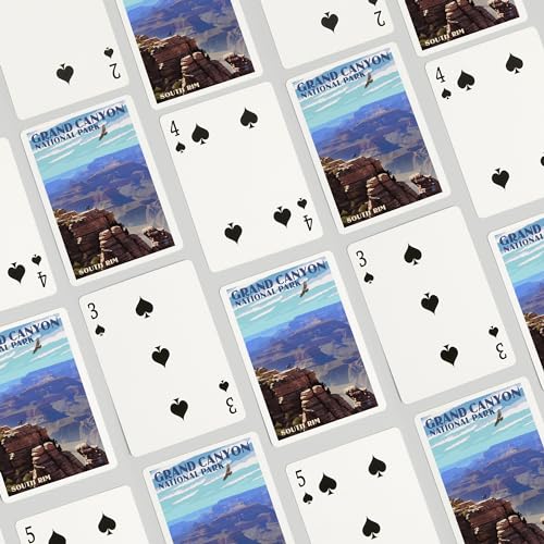 Lantern Press Naipes Poker Gran Cañón 52 Cartas miniatura 4