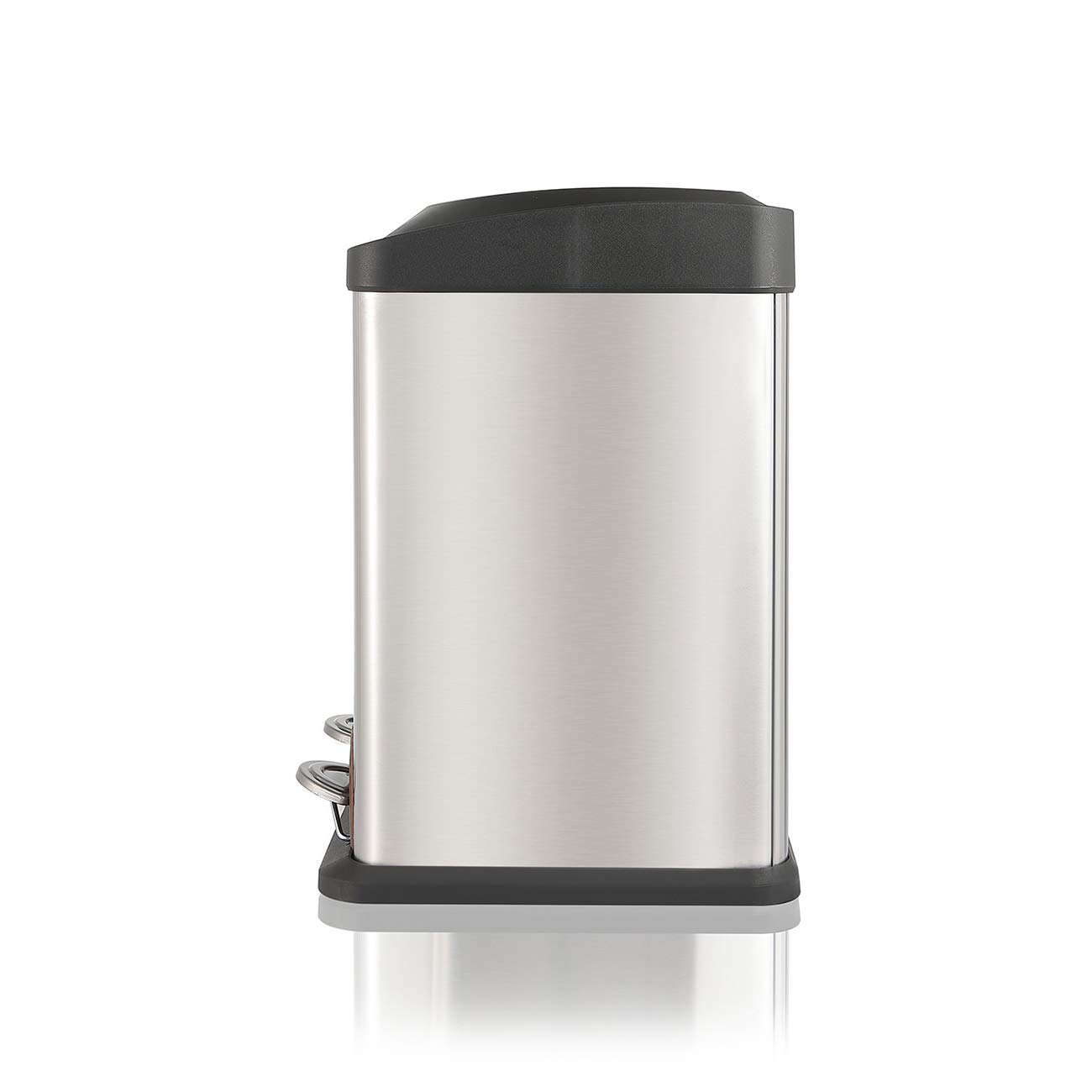 Prullenbak - 24/45/60 Liter met 3 Vakken voor in de Keuken - RVS met Binnenemmer Prullenbak - 24/45/60 Liter met 3 Vakken voor in de Keuken - RVS met Binnenemmer