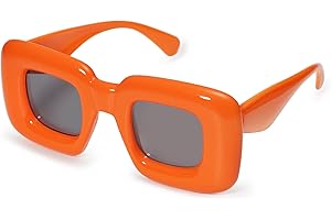 Funky Square Inflated Sunglasses: Accessory for Edgy Individuals