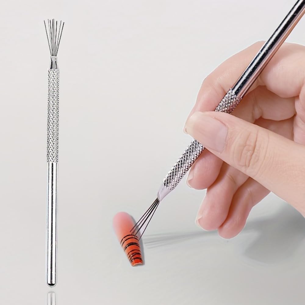 Professional Nail Art Liner Brushes Set - Fine Detail Painting Tool for Gel X French Tip and Detailed