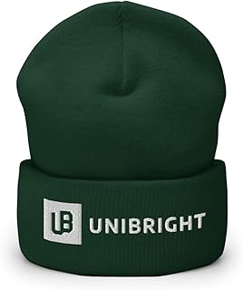 Hogue WS LLC Unibright Cryptocurrency Logo Hat (Embroidered Cuffed Beanie)