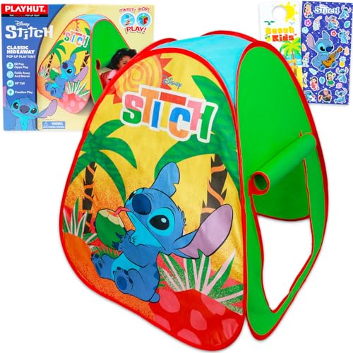Tente pop-up Stitch enfants avec stickers Lilo et Stitch