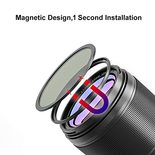 Filtre CPL magnétique Kase 67 mm élimine les reflets sur l'eau - 3