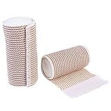 ULTNICE 2pcs Haftbandage Baumwolle elastische Bandage Kompression Binde mit Klettverschluss an einem Ende