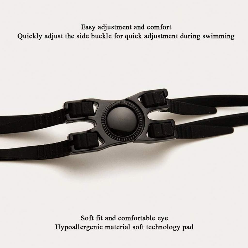 Swimming Goggles, adult Swim Goggle, Clear Vision, Soft Silicone, No Leak, Anti-Fog