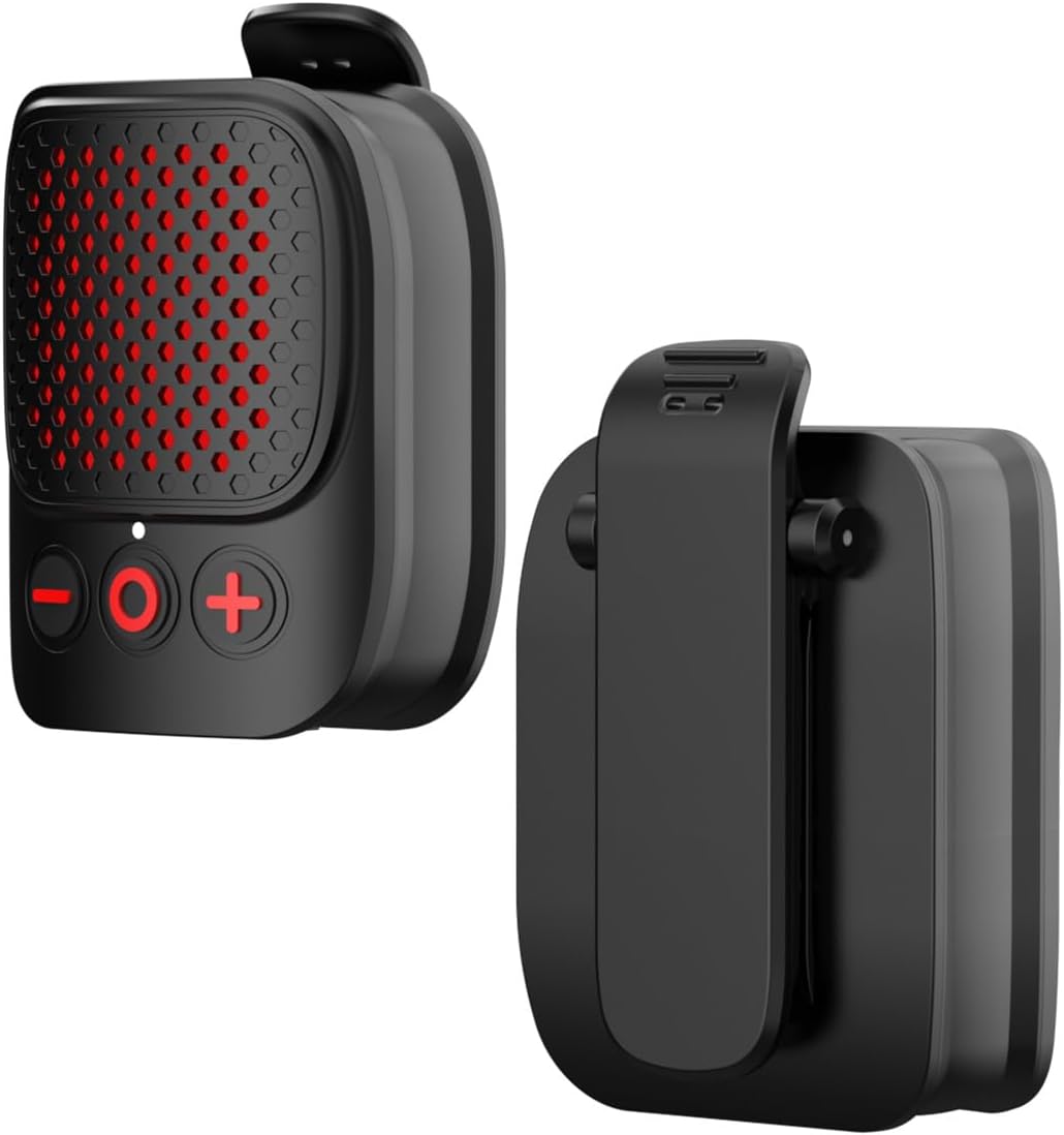 Wearable Bluetooth Speaker, Clip-On Mini Portable Speakers All Day Playtime,IPX5 Waterproof, Built-in Mic for Hands-Free Music/Calls Bluetooth Speaker/Outdoor Sports/Indoor Fitness/Golf