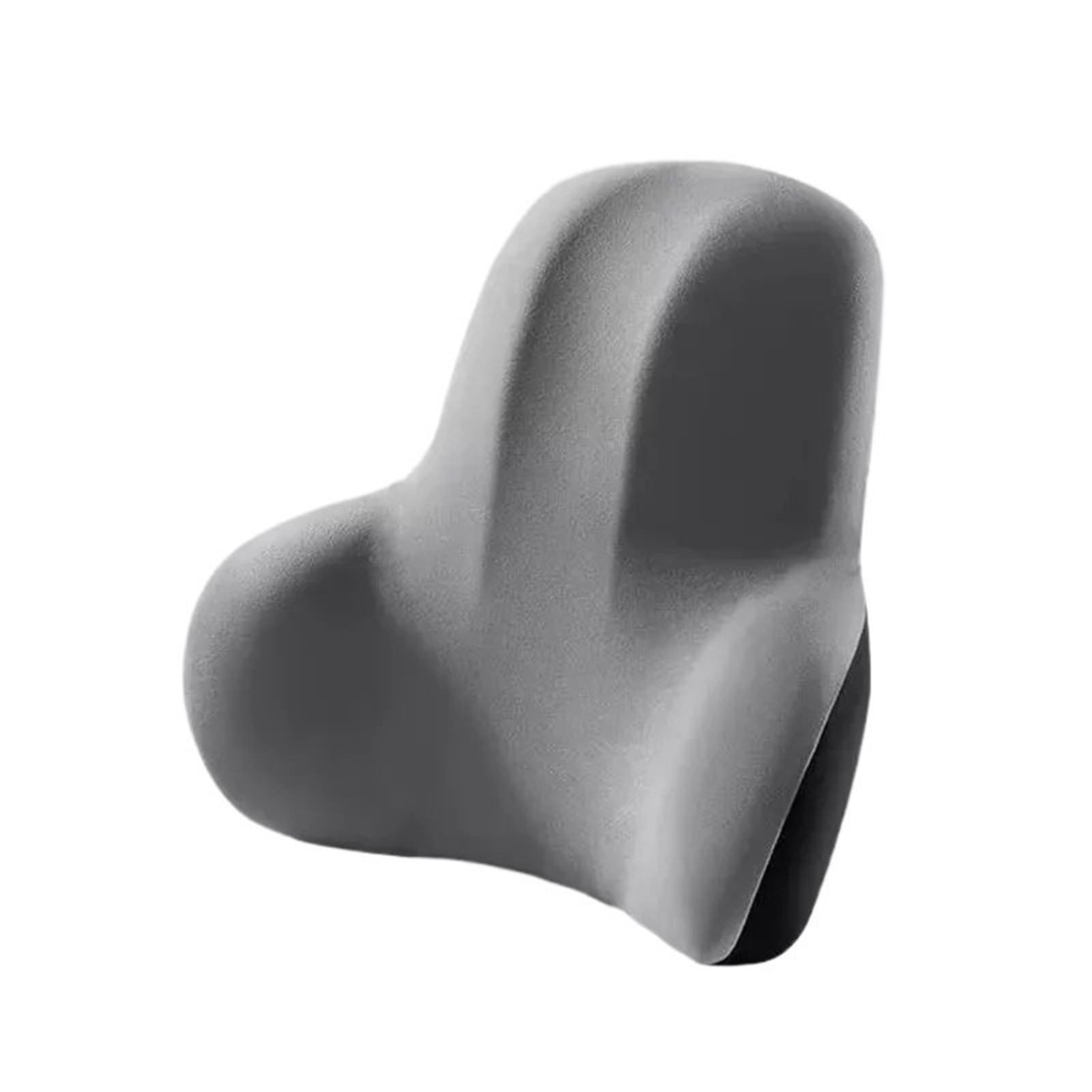 KAUWYEHD Car Seat Accessories Car Neck Pillow Lumbar Backrest Headrest Cushion(Grey Waist)