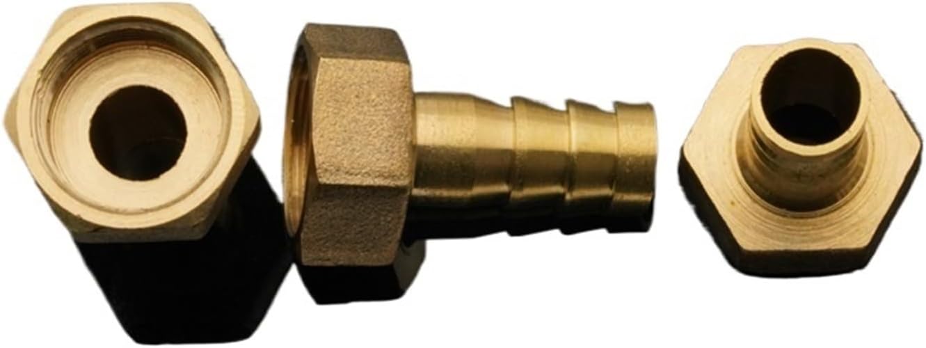 1pcs Pipe Fittings Brass ID 3mm-25mm Hose Connector M6-M22 AND 1/8'' 1/4'' 3/8"1/2'' Female Thread Fuel Air Gas Water tube Oil(16mm,M10X1)