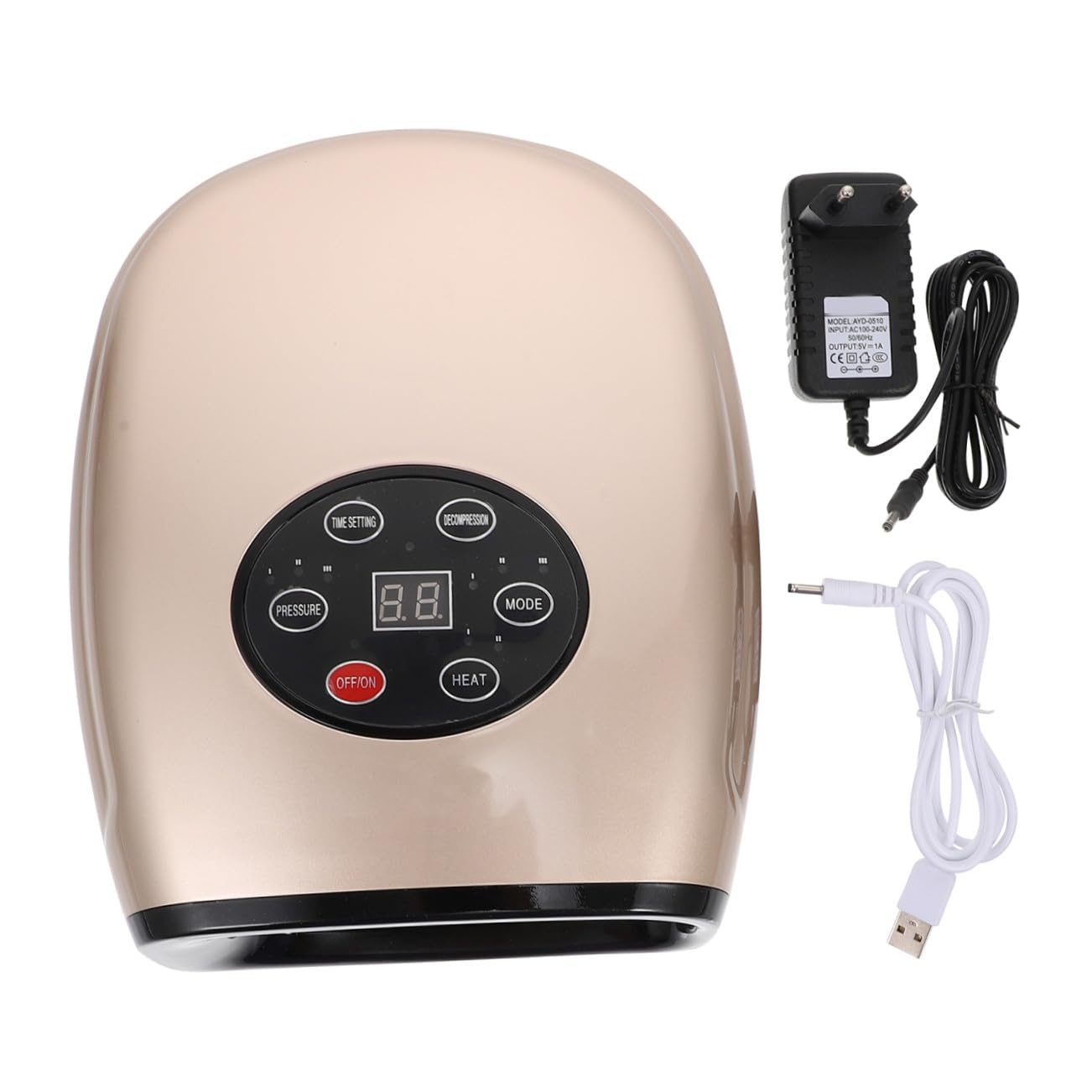 Elektrisches Handmassagegerät 2200mah 6w Kunststoff Gold