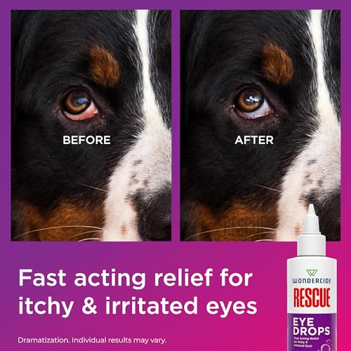 Wondercide Rescue - Eye Drops and Wash for Pets - Relief for Dogs and Cats from Allergies, Itchy Red Irritated Eyes, Discharge - with Pure Hypochlorous - 4 oz - Thumbnail 3
