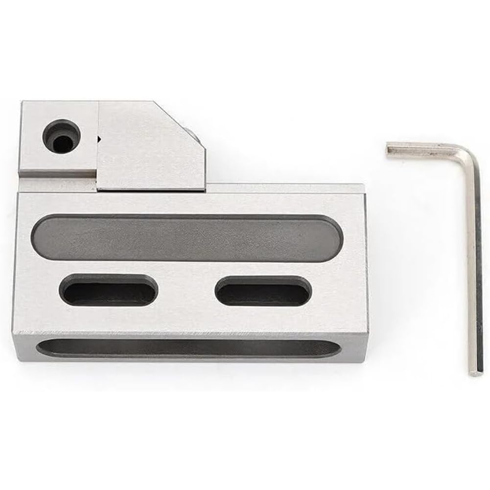 CNC A Filo EDM Alta Precisione Morsa, 2 Pollici Strumento di Serraggio con Apertura A Ganasce 0-50 Mm Ganascia Scorrevole 1.5Kg Design Fisso Serraggio Morsa Apparecchiature
