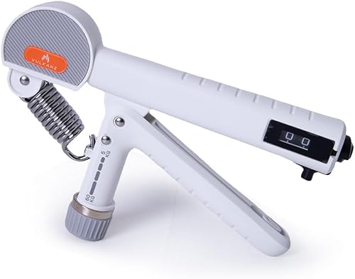 Miniatura 9 de Entrenador de fuerza de agarre de mano ajustable, con contador mecánico para fortalecer las manos, con peso variable de 11.0-132.3 lbs para