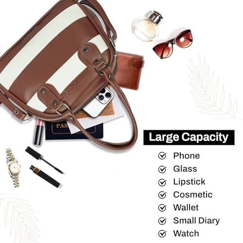 Image of Storite Women Handbag | PU Leather Top Handle Sling Bag | Stylish Crossbody Shoulder Purse for Ladies & Girls | Fashion Handbag for Office, Shopping & Travel