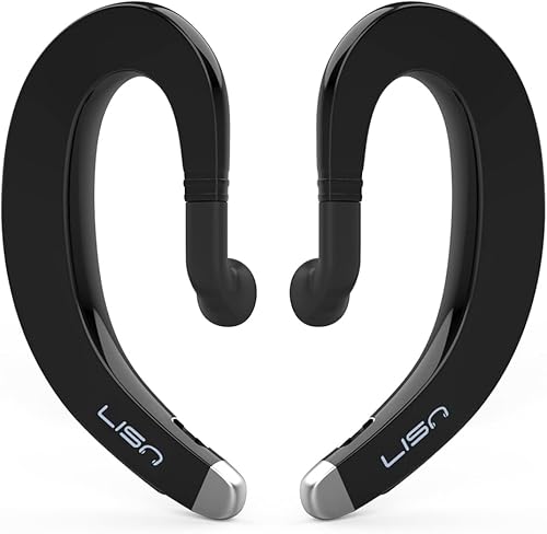 Miniatura 1 de Auriculares Bluetooth con gancho para la oreja, auriculares Bluetooth inalámbricos de una sola oreja con micrófono, auricular Bluetooth ultraligero