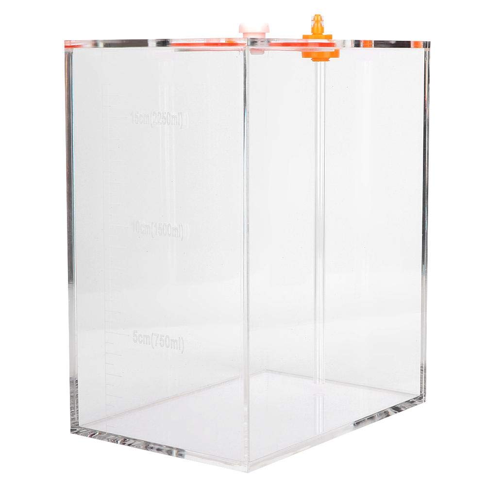 Réservoir de Titration Transparent en Acrylique, 2,5L, avec Pompe Doseuse et Échelle de Mesure, pour Aquarium, Modèle DT-25