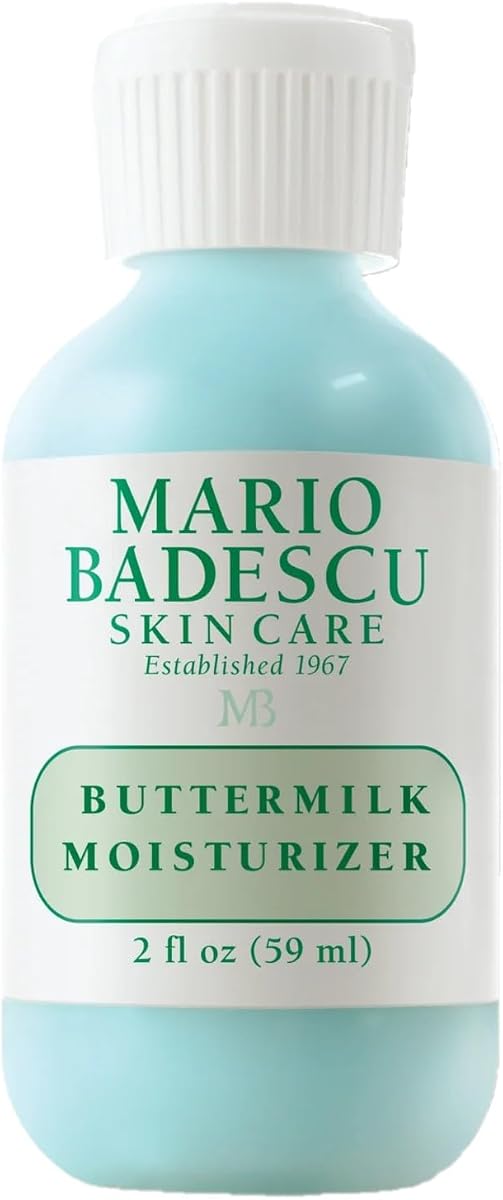 Buttermilk Face Moisturizer for Women and Men, Ideal Facial Moisturizer for Combination or Dry Skin, Lactic Acid and Thyme Extract-Infused Moisturizer Face Cream, 2 Fl Oz