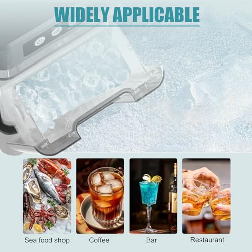 Máquina automática de hielo portátil para mostrador miniatura 6