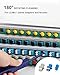 BTBGOET 5 Pack Fiber Cleaner Pen,Fiber Optic Connectors Cleaning for LC/MU 1.25mm UPC/APC Ferrules Optic Adapters Fiber Optic Cleaner Pen One Click Push Type Over 800 Cleans