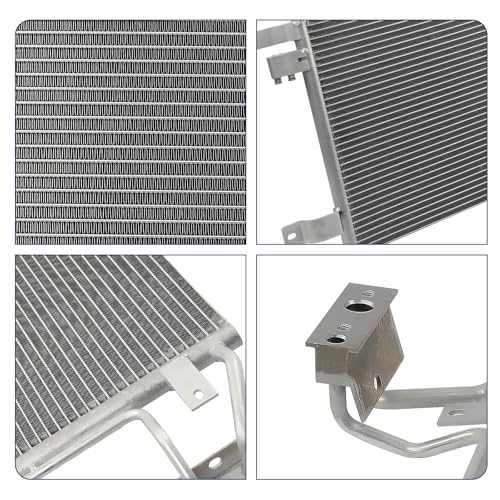 Image of Air Conditioning A /C Condenser Compatible with Jeep Wrangler 2007-2011 V6 3.8L # 3587, 940442, 55056726AA