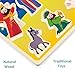MoinKidz 13 Piece Nativity Scene Puzzle, Christmas Wooden Chunky Jigsaw Puzzles for Kids Ages 3-5, Nativity Set Preschool Educational Toy for Toddlers