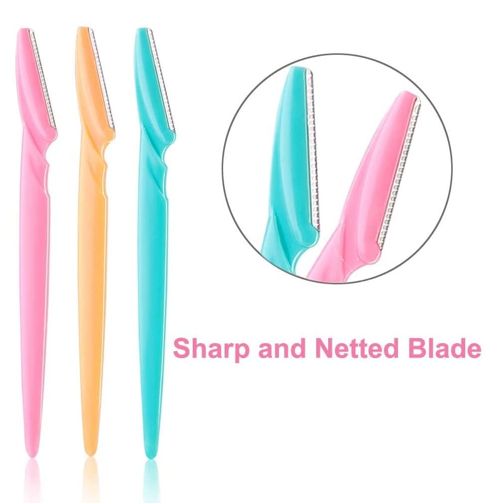 42pcs Eyebrow Razors Women,Dermaplaning Blades for Face,Hair Remover Shaver - Image 3
