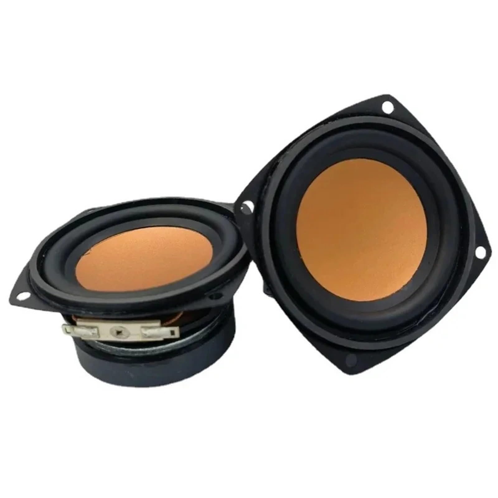 Altavoz de Audio portátil de 3 Pulgadas, 2 uds., 4 Ohm, 8 Ohm, 20W, Altavoz de Sonido de Rango Completo, Borde de Goma, Audio en casa(4 Ohm 20W Speaker)