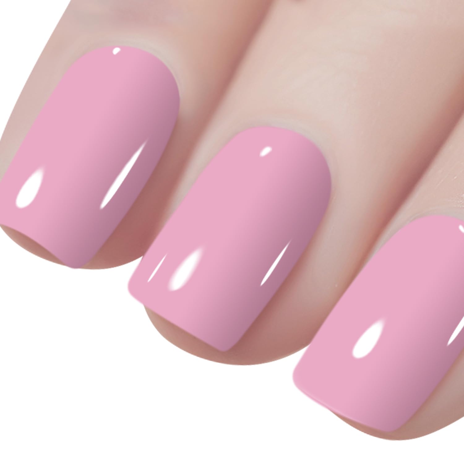 Vishine Gelpolish Lacquer Shiny Color Soak Off UV LED Gel Nail Polish Professional Manicure Light Pink(1532)