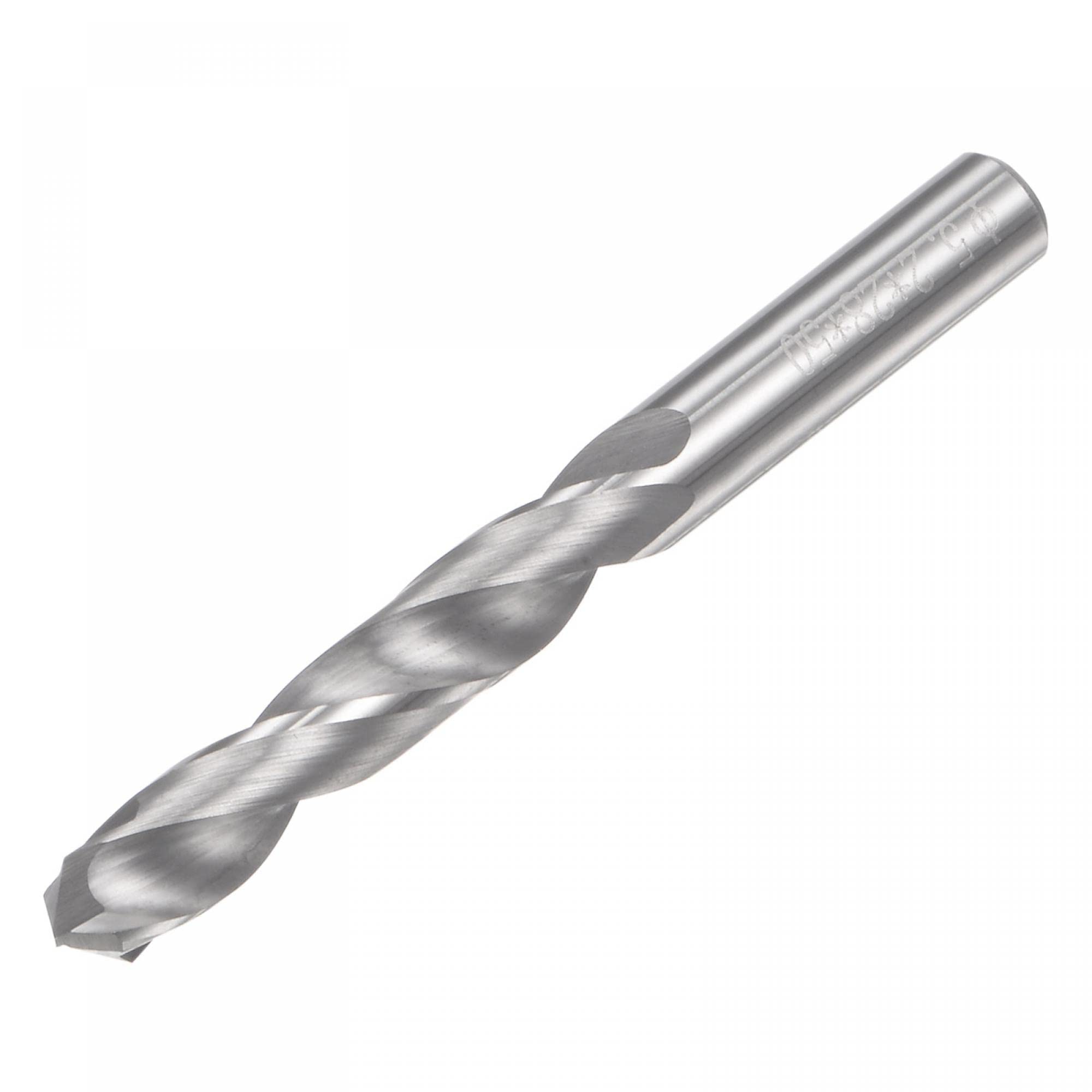 uxcell Solid Carbide Drill Bits, 5.2mm C2/K20 Tungsten Carbide Jobber Drill Bits Straight Shank Drilling Tool for Stainless Steel Aluminum Iron Metal