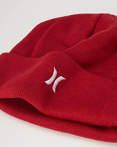 Hurley Men's Winter Hat - Icon Knit Cuffed Beanie For Men - Skull Caps For Men A