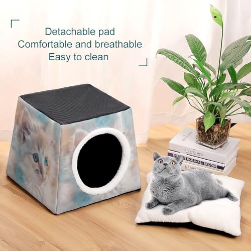 Capsule d'espace chaude pour protéger votre chat d'intérieur du froid - 7