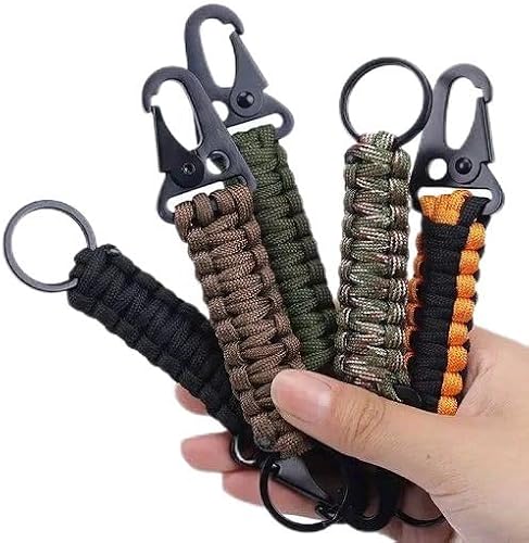 Outdoor Multi-Functional Paracord Bracelet Backpack Keychain