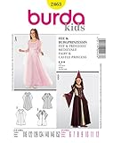 Level: Leicht Burda Schnittmuster 2463 Fee,Burgprinzessin Gr. 116-152