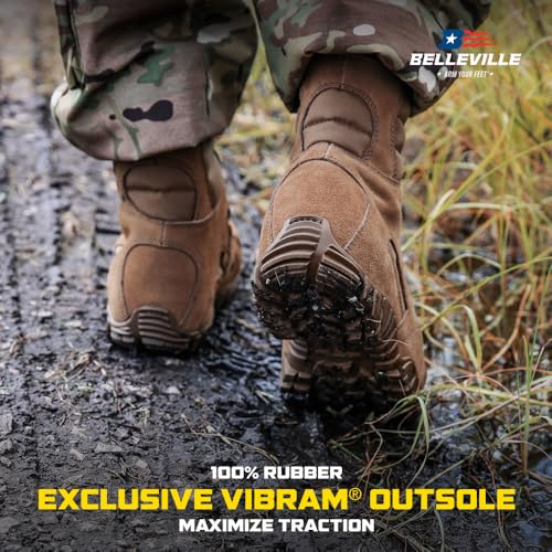 Image of Belleville Khyber TR550 8 inch Tactical Boots for Men, AR 670-1 Compliant
