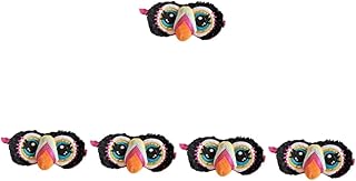 FOMIYES 5pcs Cute Cartoon Eye Mask for Boys and Girls Light Blocking Sleeping Mask Elastic Band for Travel Sleepovers and Home Use for Boy Girl Relaxation and