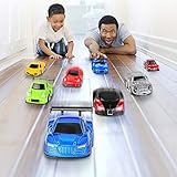 Vehículos ligeros y frescos 【】 tamaño chico encajar perfectamente en Little Hands.Fáciles de agarrar y rollo, duradera.coche de juguete con bordes suaves y curvas, ideal para manos pequeñas de aguantar.que son fáciles de agarrar y libres de bordes afilados, ideal para niños de 3 años.