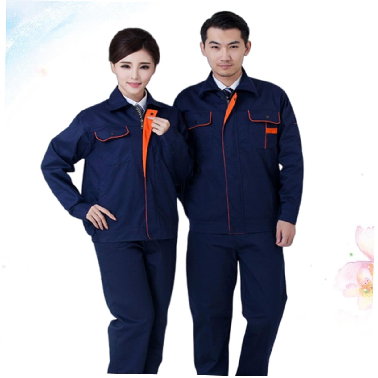 Housoutil Combinaison de Travail pour Soudeurs Vêtements de Protection Blouse de Soudage Uniforme Automne