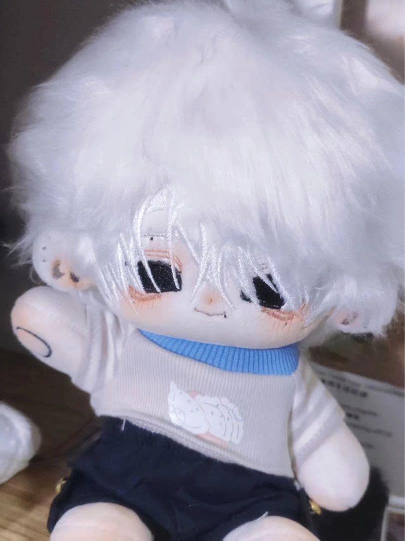 【激レア　骨あり】着せ替えぬいぐるみ　無属性　白髪ヤンデレ 激レア 骨あり】着せ替えぬいぐるみ 無属性 白髪ヤンデレ