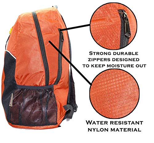 Mochila ligera plegable para viaje y senderismo para mujer miniatura 6