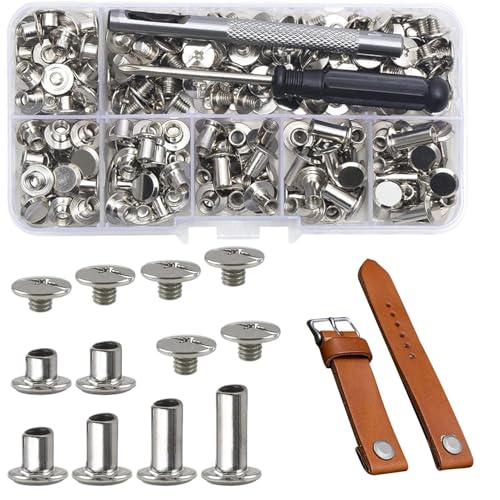 Generisch Lederschraubennieten Bolzen Set