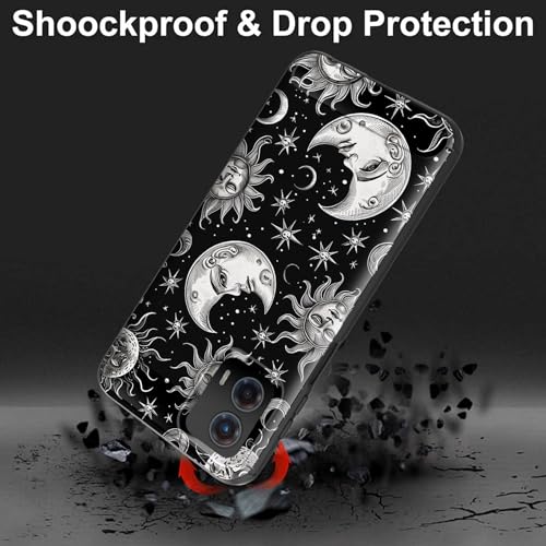 smauncucn for Moto G Stylus 5G 2024 Case,Soft TPU Slim Fashion Anti-Fingerprint Non-Slip Protective Phone Case Cover for Motorola Moto G Stylus 5G 2024 6.5 inch,Vintage Sun Moon Stars - image 4
