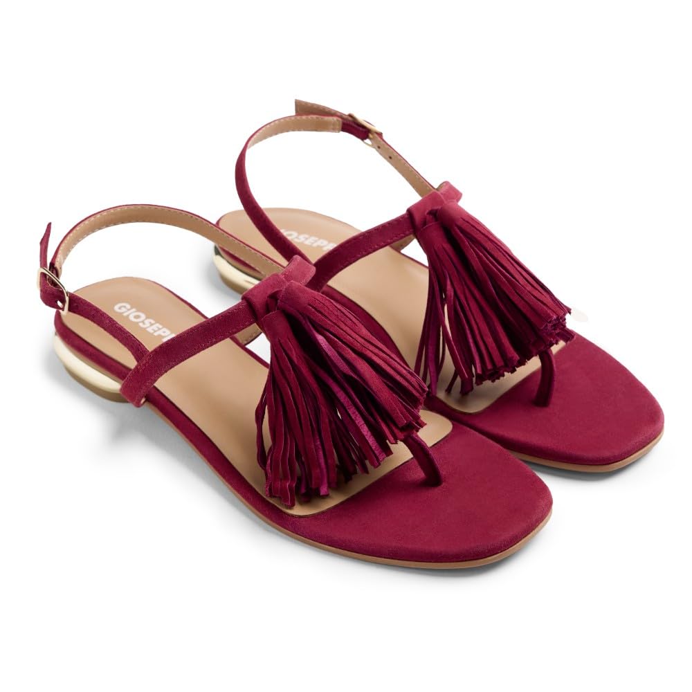 GIOSEPPO Escanaba, Women's T-Strap, Bordeaux, 40 EU
