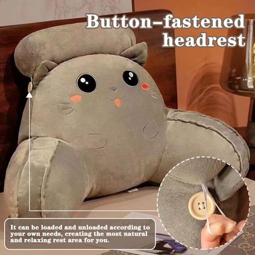 Coussin de lecture chat mignon pour lire au lit confortablement - 6
