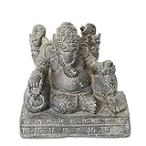 Für die Herstellung der Hindu-Gottheit wurde ein Lava-Sand Steingemisch verwendet