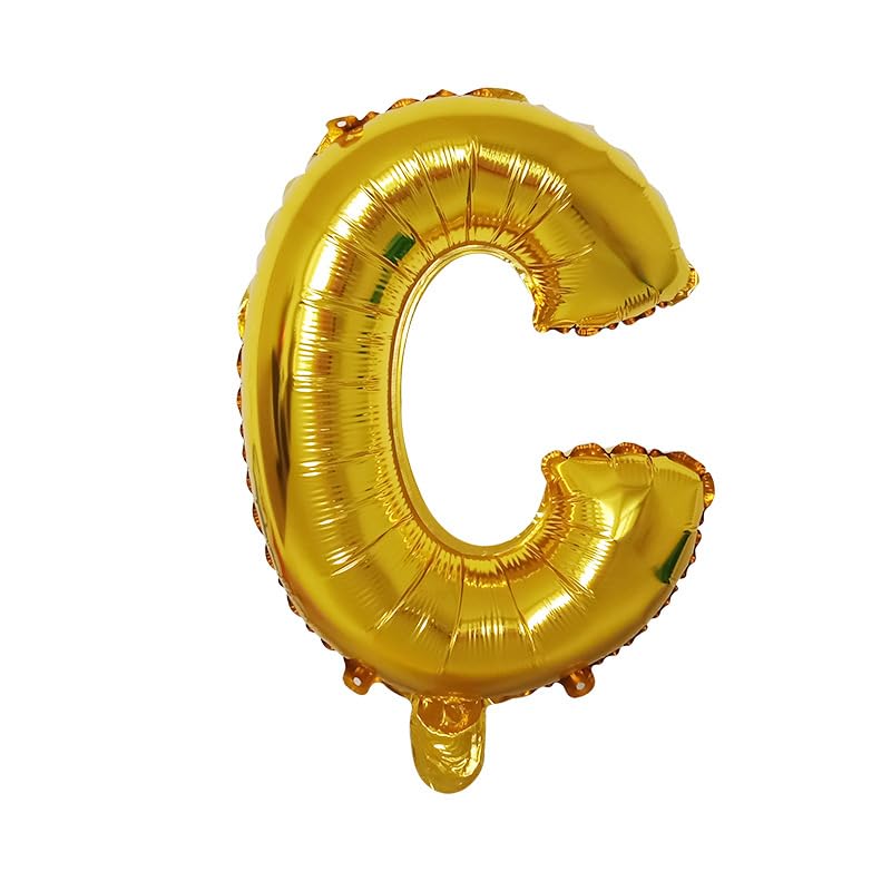 100 cm Golden Foil Balloon Letter C for Helium Filling