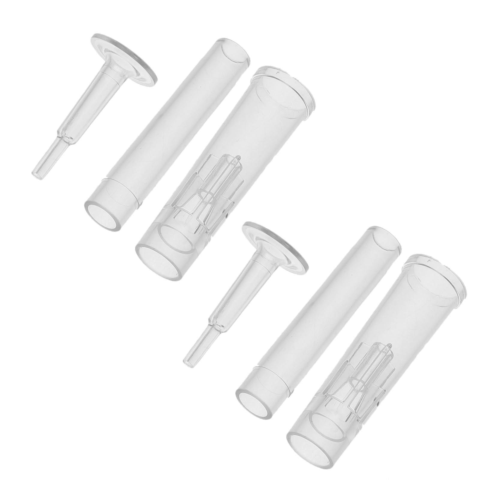 ERINGOGO Mini Mushroom Fountain Pump Head 2pcs Transparent Pond Fountain Sprayer for Rockery Bonsai Fish Tank