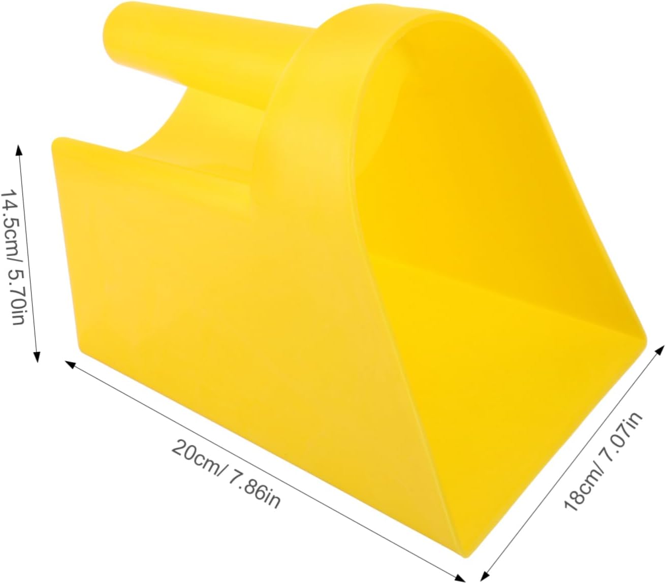 BESTonZON 3pcs Livestock Feed Shovel Heavy Duty Thicken Feed Scoop for Poultry Design Ergonomic Handle for Comfortable Use for Farms and Gardens