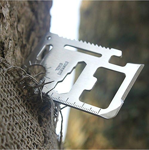John Askey outdoor camping tool portable multi-function army knife card card life card