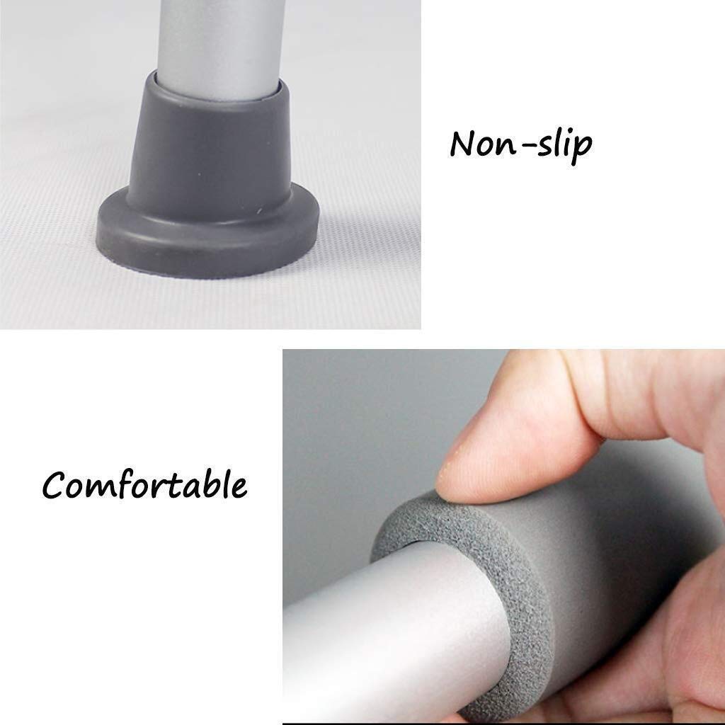 Taburete para Ducha Silla de baño Asiento de baño Antideslizante Ajustable en Altura con apoyabrazos Aluminio Ligero con Respaldo Anciano con discapacidad Vivienda Almacenamiento 2