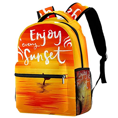 Sac à dos décontracté pour femme orange contre le manque de place
