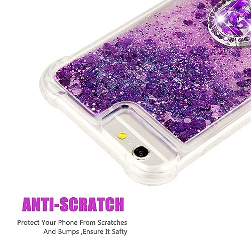 Coque iPhone 8 Plus claire pailletée silicone avec protecteur écran - 5
